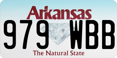 AR license plate 979WBB