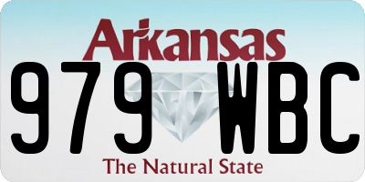 AR license plate 979WBC