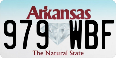AR license plate 979WBF