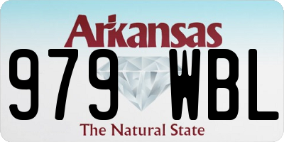 AR license plate 979WBL