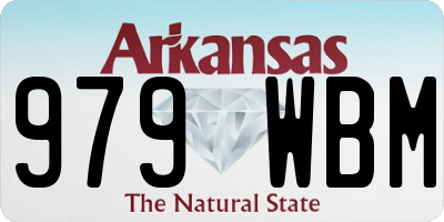 AR license plate 979WBM