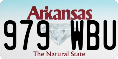 AR license plate 979WBU