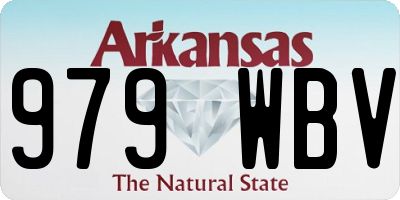 AR license plate 979WBV