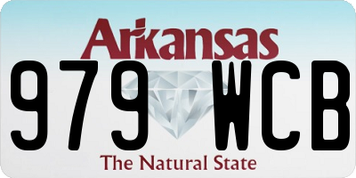 AR license plate 979WCB