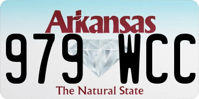 AR license plate 979WCC