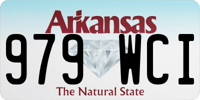 AR license plate 979WCI