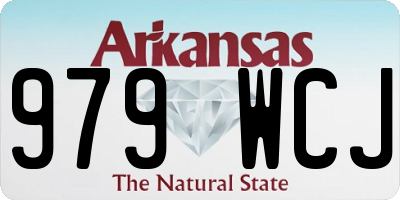 AR license plate 979WCJ