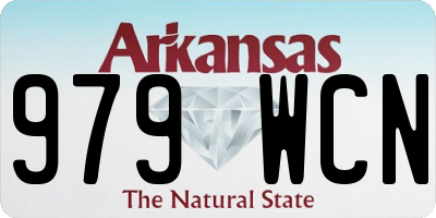 AR license plate 979WCN