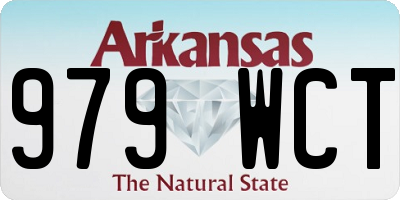 AR license plate 979WCT