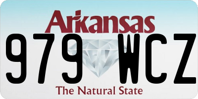 AR license plate 979WCZ