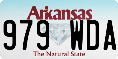AR license plate 979WDA
