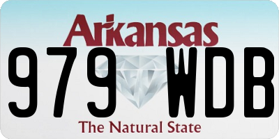 AR license plate 979WDB