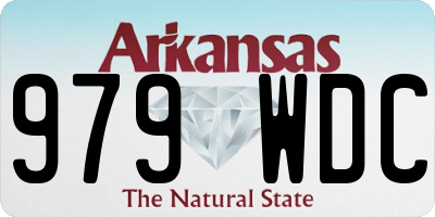 AR license plate 979WDC