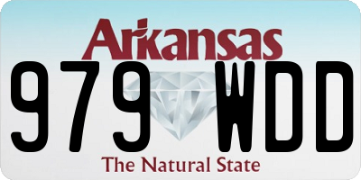 AR license plate 979WDD