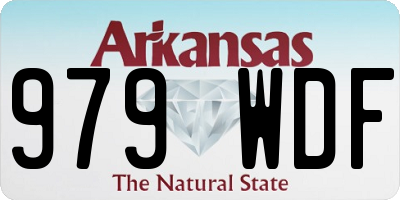 AR license plate 979WDF