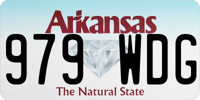 AR license plate 979WDG