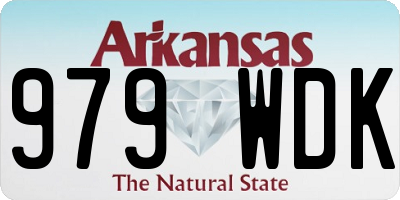 AR license plate 979WDK