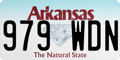 AR license plate 979WDN