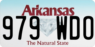 AR license plate 979WDO