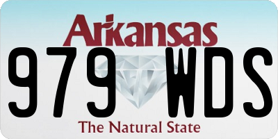 AR license plate 979WDS