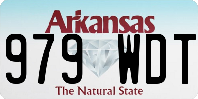 AR license plate 979WDT