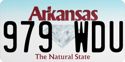 AR license plate 979WDU