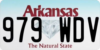 AR license plate 979WDV