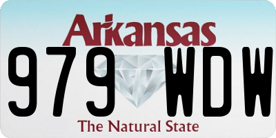 AR license plate 979WDW