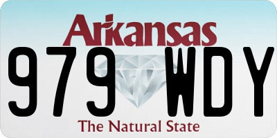 AR license plate 979WDY