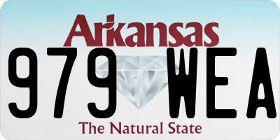 AR license plate 979WEA