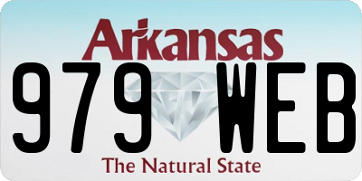 AR license plate 979WEB