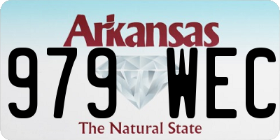AR license plate 979WEC