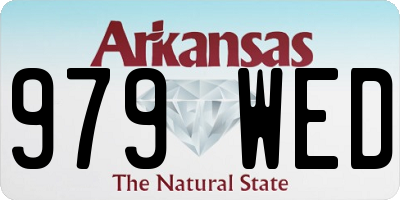 AR license plate 979WED