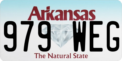 AR license plate 979WEG