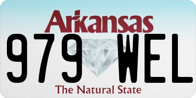 AR license plate 979WEL