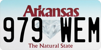 AR license plate 979WEM