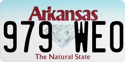AR license plate 979WEO