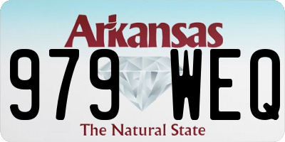 AR license plate 979WEQ