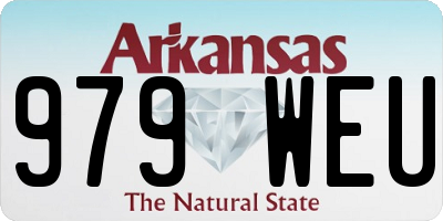 AR license plate 979WEU