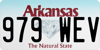 AR license plate 979WEV