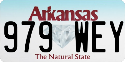 AR license plate 979WEY
