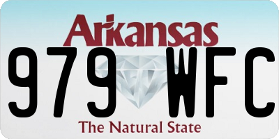 AR license plate 979WFC