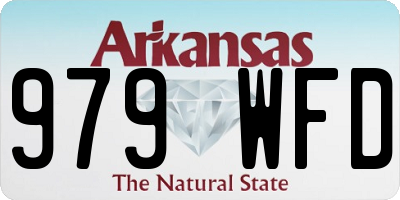 AR license plate 979WFD