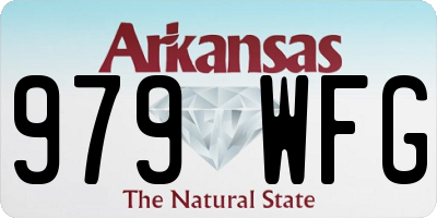 AR license plate 979WFG