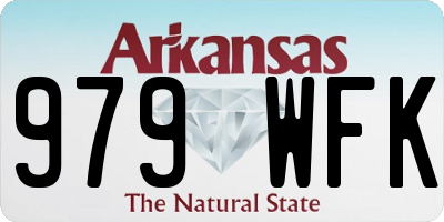 AR license plate 979WFK