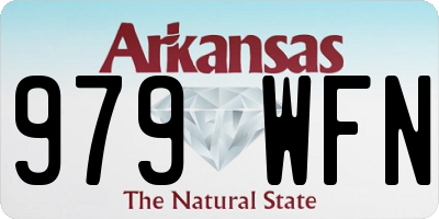 AR license plate 979WFN