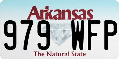 AR license plate 979WFP