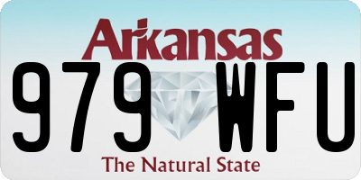 AR license plate 979WFU