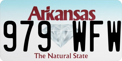 AR license plate 979WFW