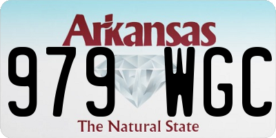 AR license plate 979WGC